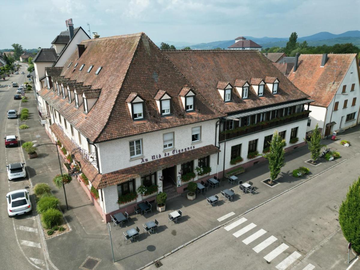 Hotel Au Nid De Cigognes Ostheim Dış mekan fotoğraf