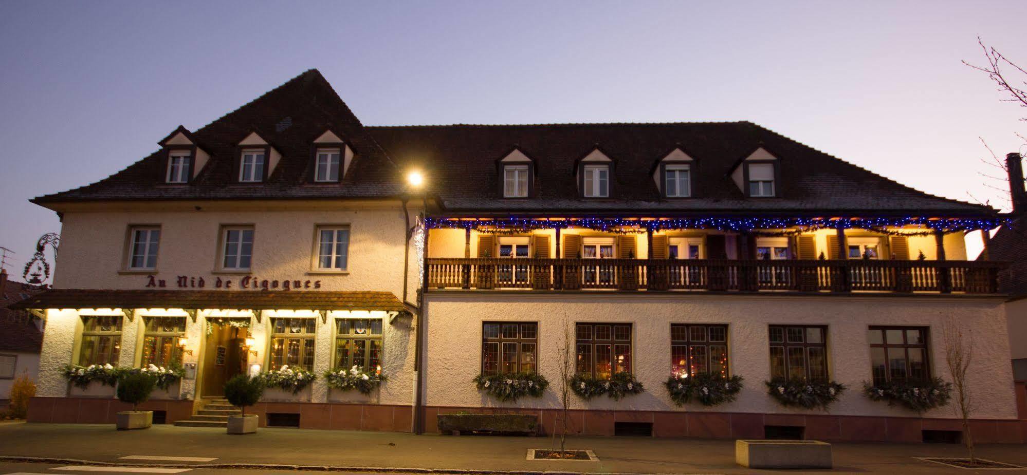 Hotel Au Nid De Cigognes Ostheim Dış mekan fotoğraf